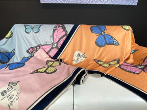 Magic Butterflies - ART on CASHMERE - Luxury Blanket